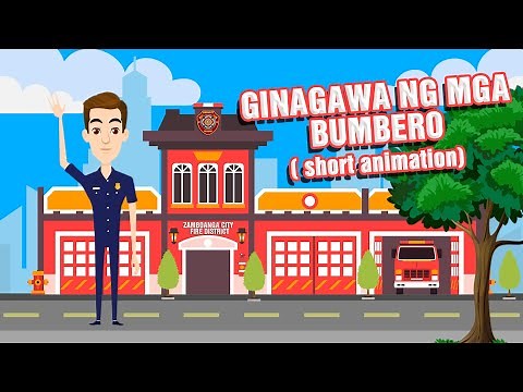 Mga Ginagawa ng mga Bumbero | Short Animation