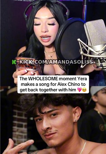 The WHOLESOME moment Yera makes a song for Alex Chino to get back together with him 💖🥺 | #yera#alexchino#realationship