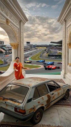 Khataara Car Ban Gayi Racing Car 😱🏎️ | Jaadui Power | Shorts #minivlog #minivlogs #shorts