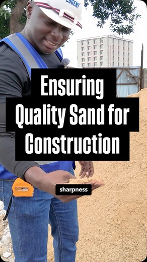 42K views · 10K reactions | Ensuring Quality Sand for Construction through Rigorous Testing. | Folajomi Ibrahim | Facebook