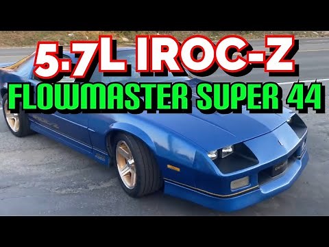 1990 Chevy Camaro 5.7L V8 IROC-Z DUAL EXHAUST w/ FLOWMASTER SUPER 44 SERIES!