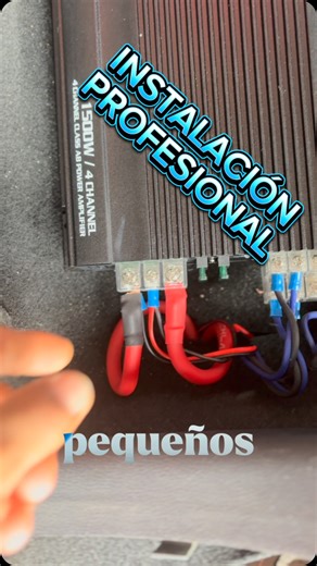 1.4K views · 2.1K reactions | Instalación profesional!! Pequeños detalles que marcas las grandes diferencias! | JL CAR AUDIO. | Facebook