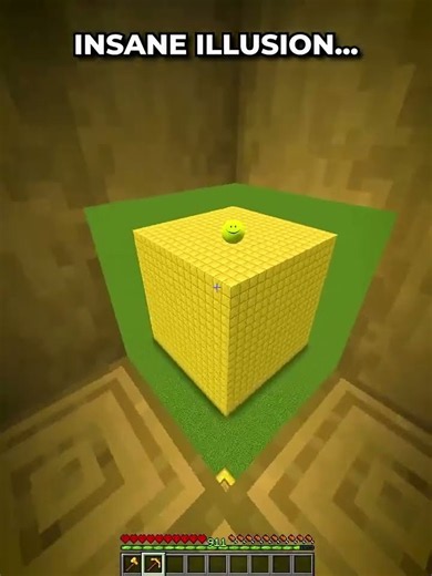 Minecraft insane Gold illusion💀 #minecraft #MinecraftShorts #MinecraftBuilds #Gaming #Shorts
