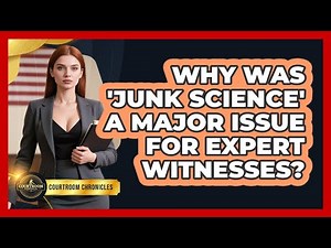 Why Was 'junk Science' A Major Issue For Expert Witnesses? - Courtroom Chronicles