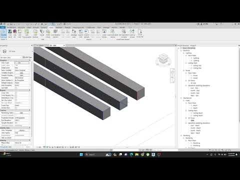How To Create Duct With Material & Color | Duct In Revit | #mep #revitmep #revittutorial #ducting
