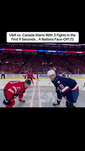 USA vs. Canada Starts With 3 Fights in the First 9 Seconds _ 4 Nations Face-Off (1)