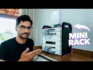 Montei um MINI RACK DE REDE para a Casa no Sitio! | com equipamentos Ubiquiti WIFI 7