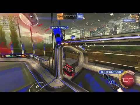 Rocket League control and double flip reset