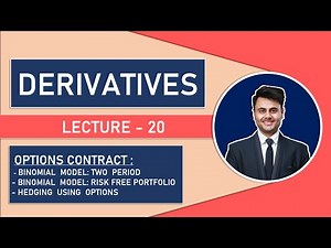 Derivatives LECTURE-20🔥Option Contract I Binomial Model: Two Period I Risk Free Portfolio l CA FINAL