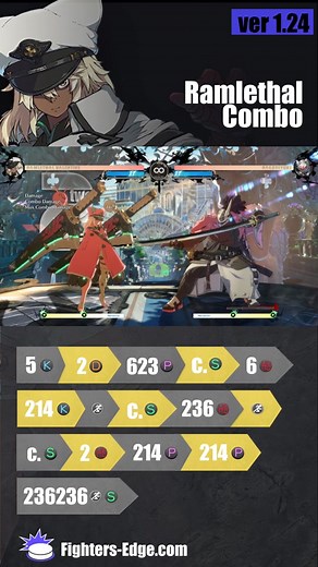 Ramlethal 5K Combo Conversion in Guilty Gear Strive