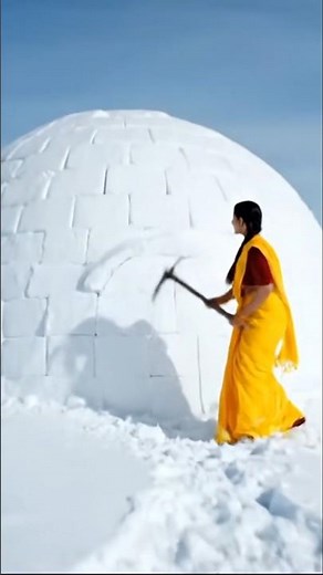 Extreme Winter Survival ❄️ Building a Luxury Ice Igloo Cabin