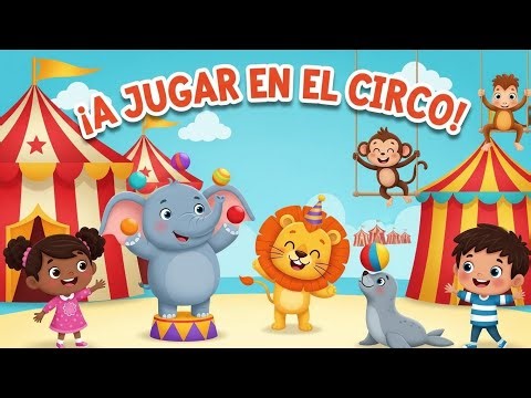 Jugando con los animales del circo 🎪🐘🐒