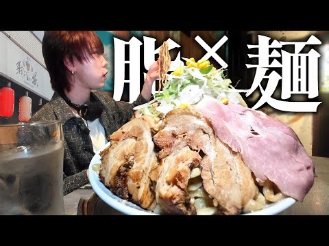 20-minute challenge! Take on a giant pork and miso oil soba noodle dish! [Big eater]