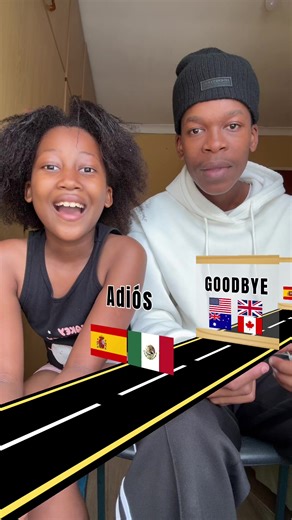 How to say goodbye in different languages, part 1😭. Please don’t forget to follow @Tabi & Sam for more content 🙏🏽 #sammashiya #sam_mashiya #howtosaysorryindifferentlanguages #goodbyeworld #fyp
