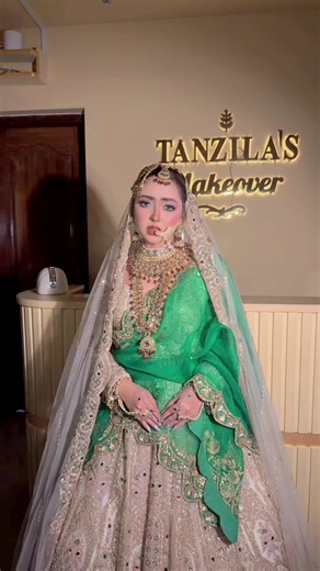 Stunning Royal Bride Makeover by Tanzilas Makeover