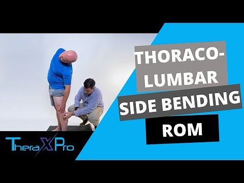 Goniometry | Thoraco-Lumbar Side Bending Range of Motion