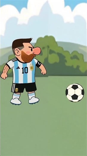 Never Make Messi Angry... He Turns Into a Football Monster! 🤯⚽🤣 #Shorts