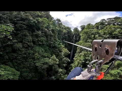 Costa Rica Rainforest Ziplines at Arenal Mundo Aventura Park