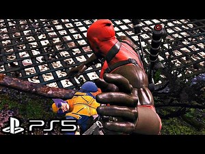Deadpool Slapping Wolverine Scene 4K ULTRA HD