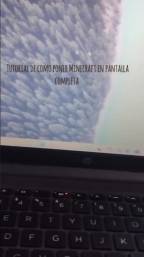 tutorial de como poner Minecraft en pantalla completa