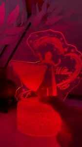 Personalised Elsa | Colourful Night Light/ 16 Colours Change Remote / Birthday Gift/ Christmas Present/ 3D Acrylic - Etsy