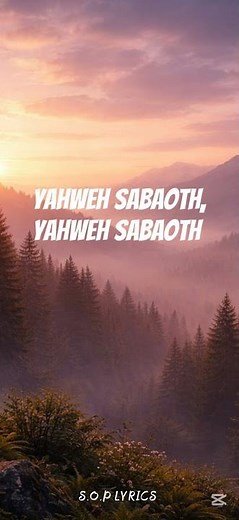Yahweh Sabaoth (Nathaniel Bassey) / Lyrics