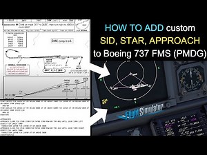 HOW TO code and ADD custom PROCEDURES (SID, STAR, APPROACH) for Boeing 737 by PMDG in MSFS 2020
