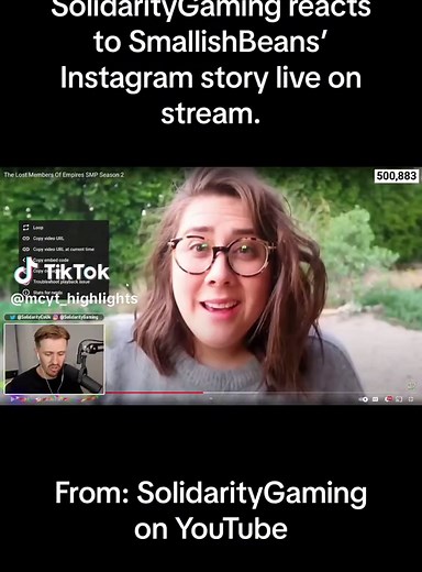 SolidarityGaming Reacts to SmallishBeans' Disneyland Adventure | YouTube Livestream