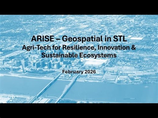 Global Agtech Meets Geospatial Innovation | ARISE in St. Louis | Taylor Geospatial Institute