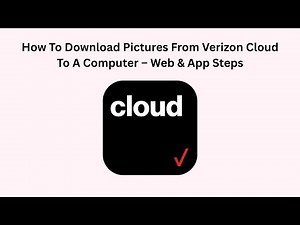 How To Download Pictures From Verizon Cloud To A Computer – Web & App Steps