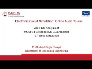 Cascode (CS-CG) Amplifier (LT Spice simulation)