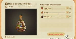 Animal Crossing - Acorns and pine cones: How to get acorns and pine cones, including the acorn DIY recipes in New Horizons explained