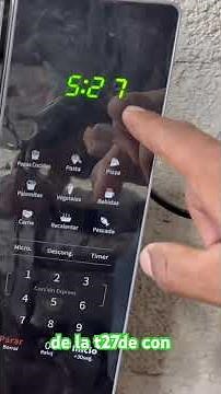 Cómo cambiar la hora de mi microondas / como configurar la hora en microondas winia