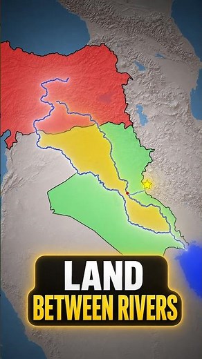 Tigris vs Euphrates: Where do they meet? #geography #maps