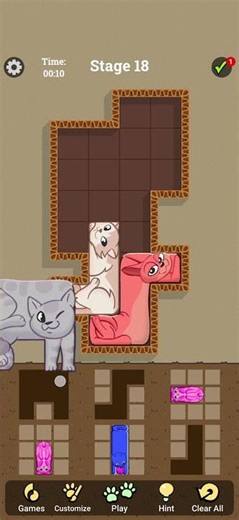 Cat Puzzle Level 18 Gameplay
