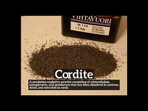 What is Cordite? | How to Say Cordite in English? | How Does Cordite Look?