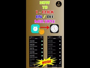 How to Turn On or Off Multiple Alarms at Once on iPhone (1-Click Method!) #alarm #ios #iphone