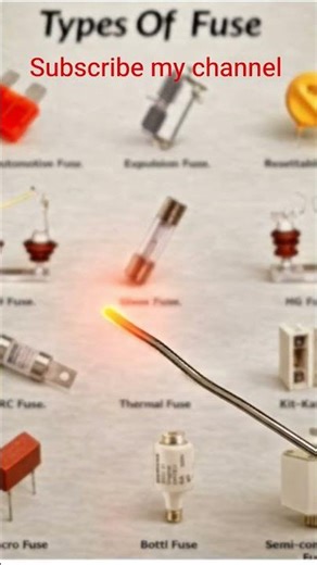 types of fuse 🤔⚡ watching video #electrical #electrician #electric #fuse #electricity #shorts
