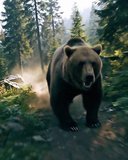 A Stunning Wild Encounter : Grizzly Bear