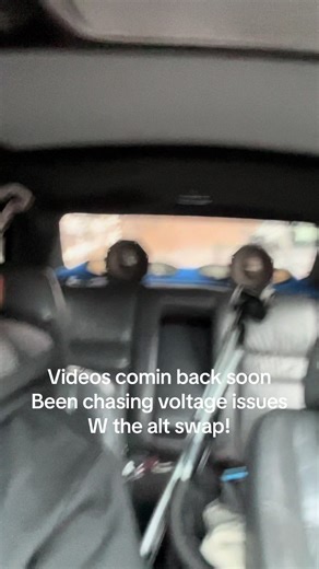 Videos comin back soon. Been chasin voltage drop issues wit the alt swap! #musica #contentking #caraudio #basshead #parati