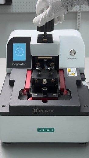 Fast iPhone screen disassembly with REFOX RF40 iSeparator. | REWA Tech