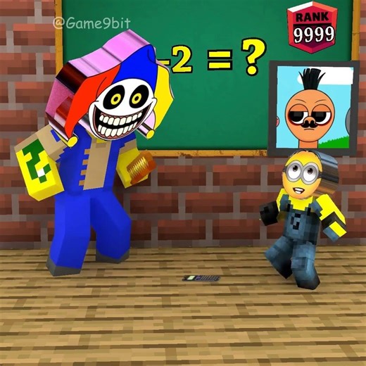 Test math challenge with Sprunki Dave Minion and friends – who’s the best? 🤔