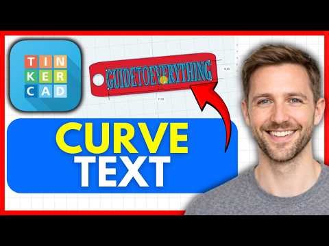 How To CURVE Text In Tinkercad (EASY) 2026