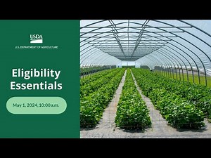 Eligibility Essentials for FSA and NRCS Programs