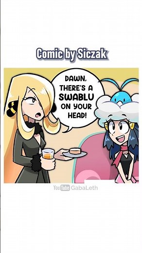 Dawn has a Swablu on her head