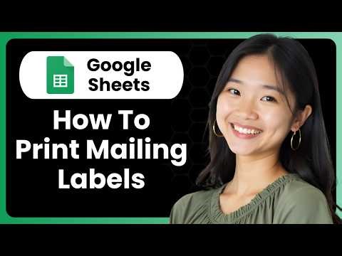How To Print Mailing Labels From Google Sheets