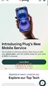 Imagine a NEW, affordable mobile service that includes a FREE iPhone 15! Here’s how it works…🛜📱 | Plug - Shop Tech