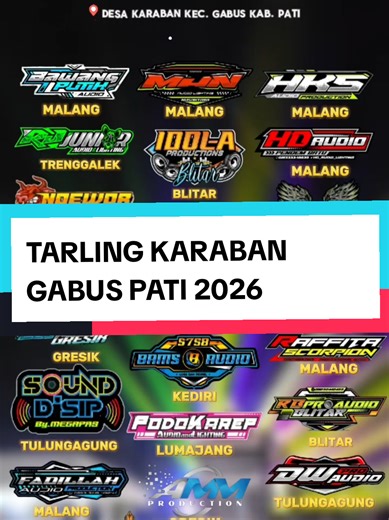 TARLING KARABAN 2026 📍Desa Karaban Kec. Gabus Kab. Pati @karaban_official_ @karabanbersatu @mildamalang @mhnaudio_hajishohib99 @hksaudioproduction57 @rjjunioraudio @idolablitar @hd_audio_officiall @ndewor.audio.singosari @prm_audio @m.a.m.audio.official @wijayamusic_gresik0 @rajawindu_proaudio @asl_audio_jember @sounddsip @bams_audio5758_real @rafitaaudiomalang @podokarepaudio @rb.pro.audio @fadillah_audio @amm_production @dw.pro.audio_tulungagung @dutrasoundgempar @azzam_soundd #TarlingKaraban