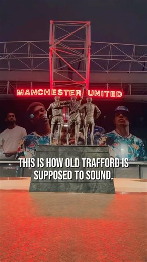 Our club our stadium is finally back. Hear the fans sing “Take me home” gives me chills. #manutd