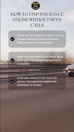 How To Find Car Insurance Online Without Spam Calls